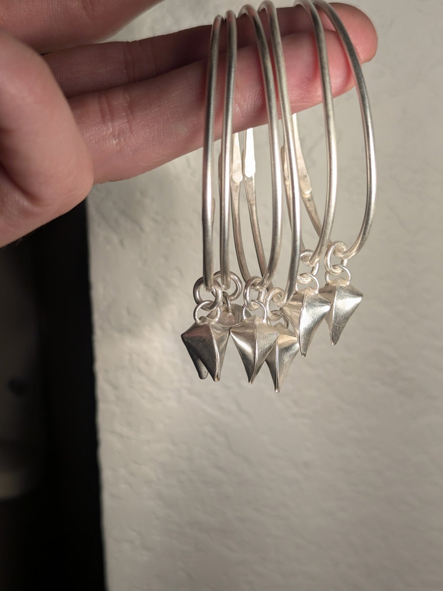 Fortune Cookie earring detail